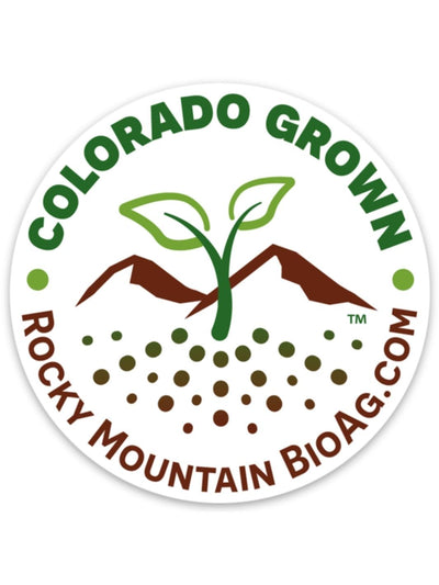 Rocky Mountain BioAg® Colorado Grown Vinyl Sticker