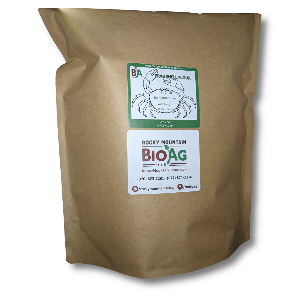 Crab Shell Flour for chitin and calcium in 5lb Bag