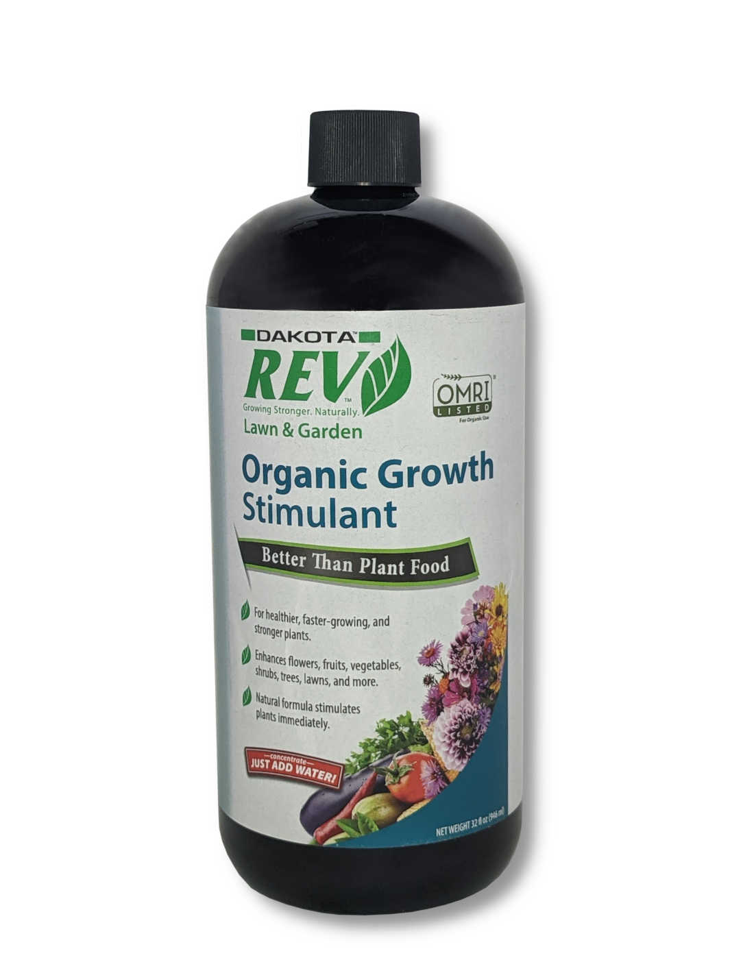 organic liquid fertilizer for seedlings Organic REV 32oz