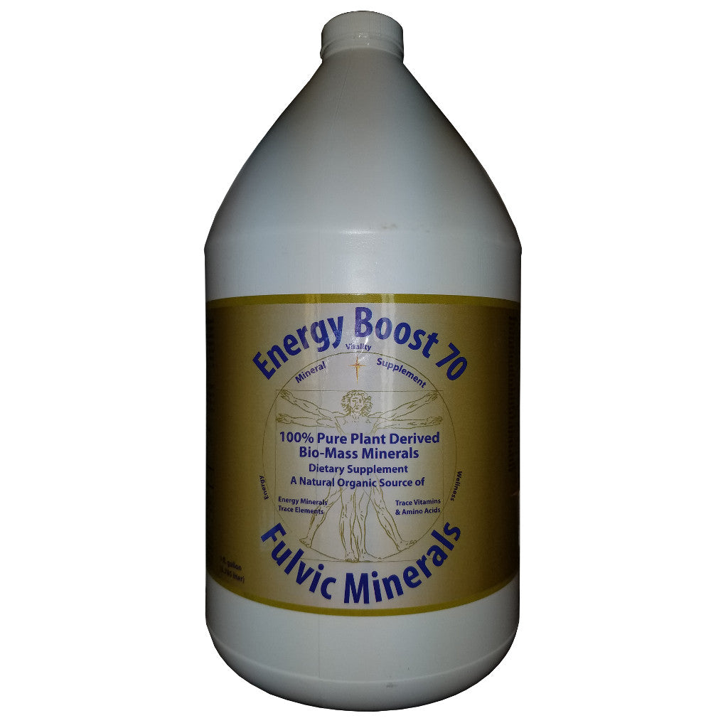 1 Gallon of Energy Boost 70 Fulvic Acid by Morningstar Minerals