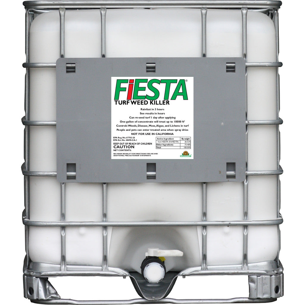 200 Gallon Tote of Fiesta Organic Weed Killer for Lawns and Turf