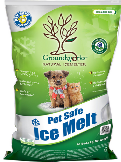 GroundWorks Natural Pet Safe Ice Melt in 10lb Bag