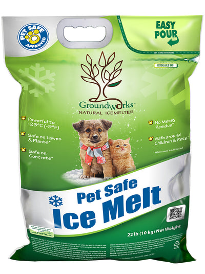 GroundWorks Natural Eco & Pet Friendly Ice Melts in 22lb Bag