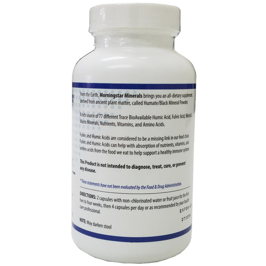Morningstar Minerals Immune Boost 77 Side 120 Veggie Caps - Rocky Mountain BioAg