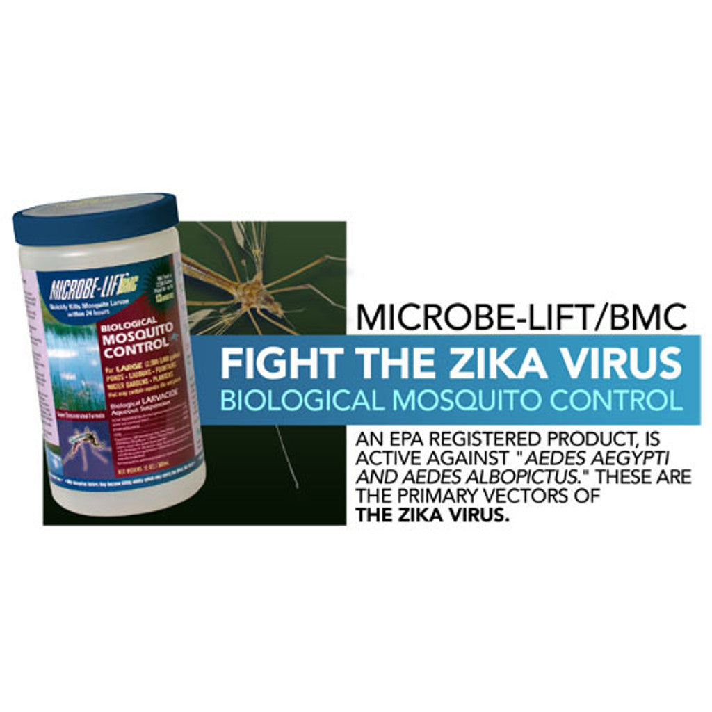Microbe Lift Biological Mosquito Control BMC Fight The Zika Virus Info Sheet