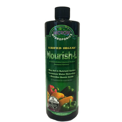 16 Ounce Bottle of Microbe-Life Nourish-L Concentrated Compost Extract Humic Acid