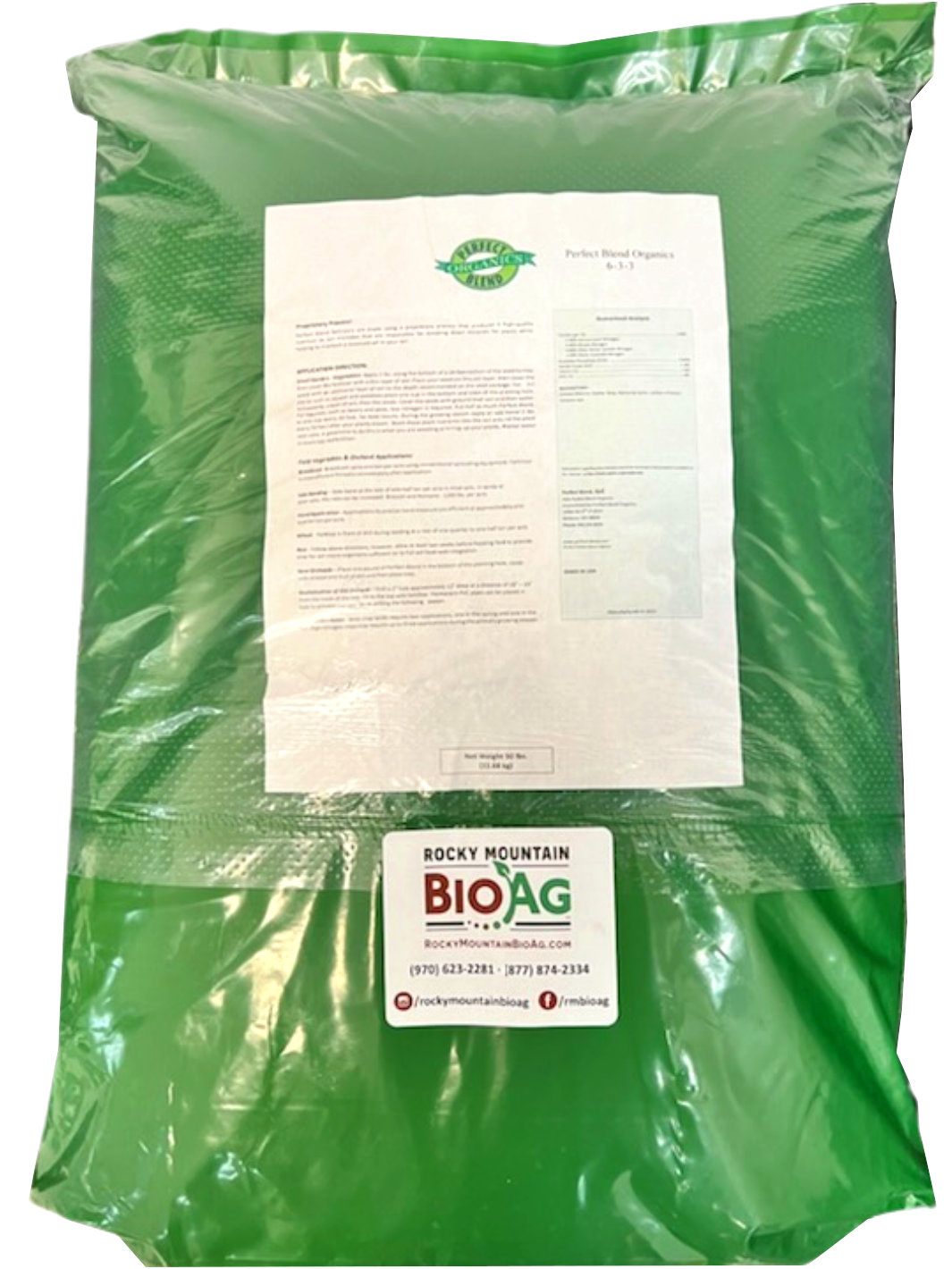 Perfect Blend 6-3-3 Organic Fertilizer in Bag