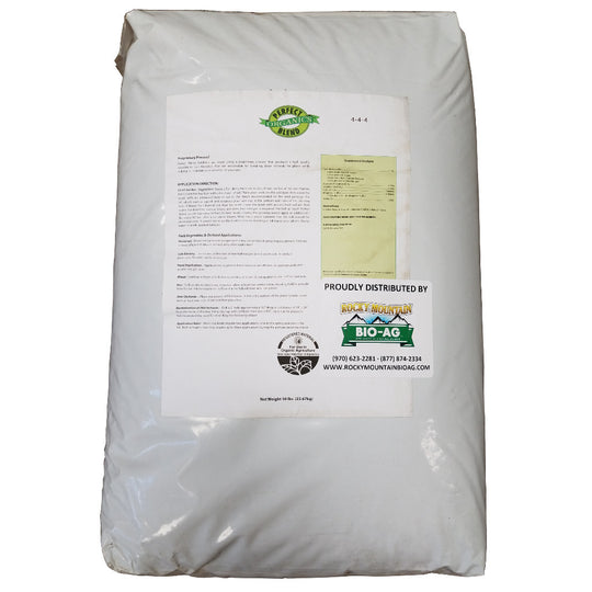 The Perfect Blend 4-4-4 Organic Fertilizer in 50lb Bag