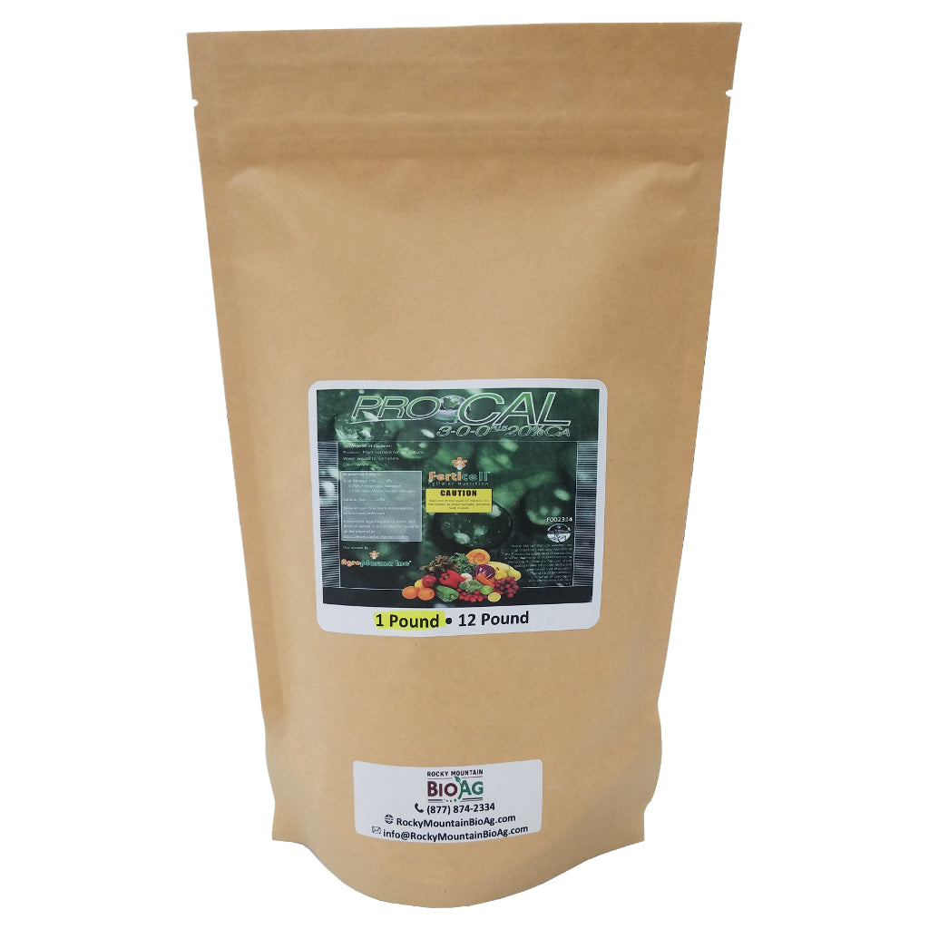 Ferticell ProCal 3-0-0 Plus 20% Calcium Organic Fertilizer in 1lb Bag