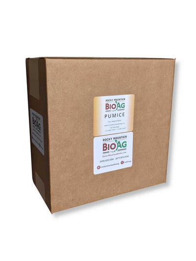 Box of Agricultural Grade Pumice Soil Amendment