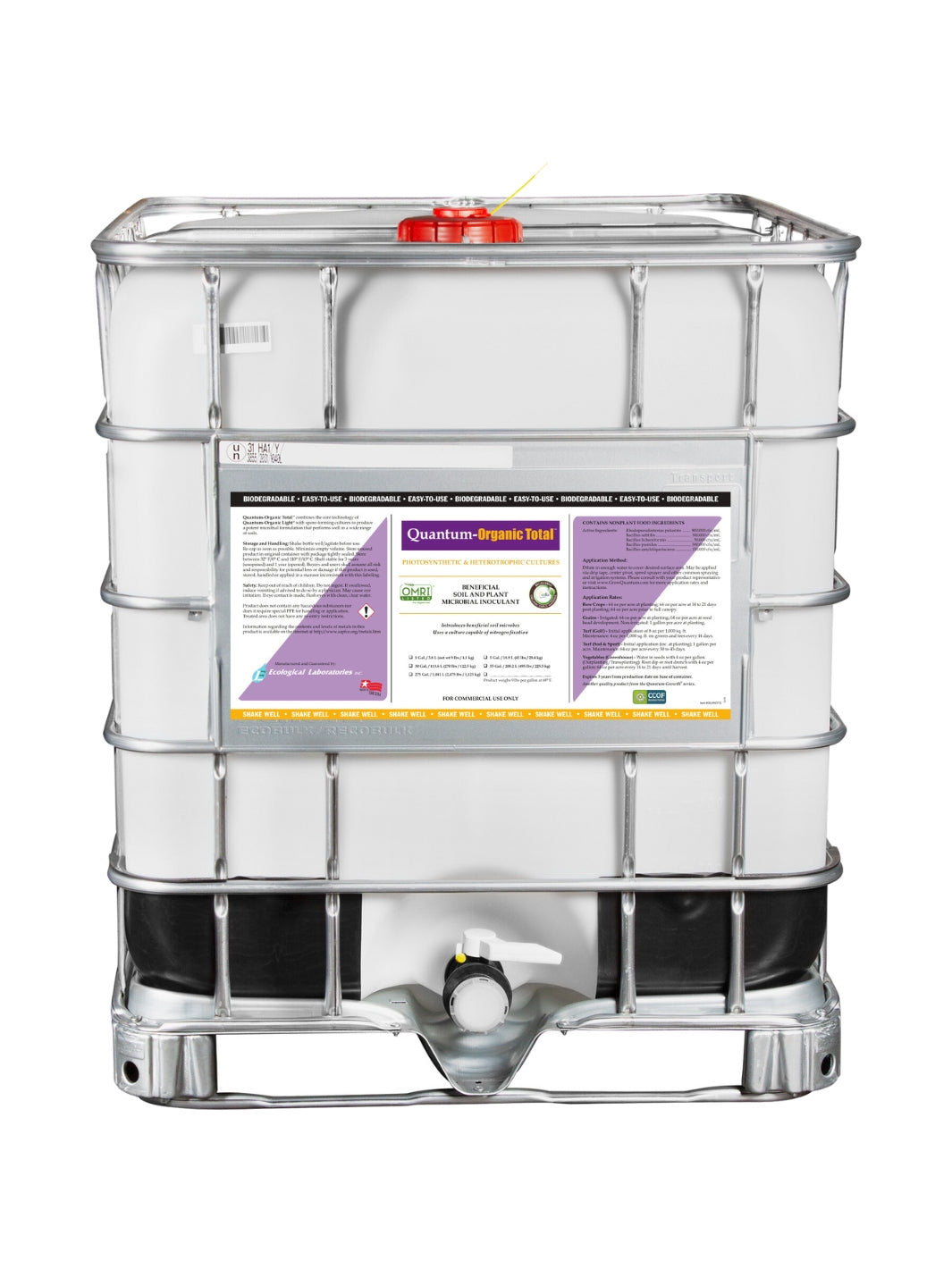 Quantum Organic Total 275 Gallon Tote
