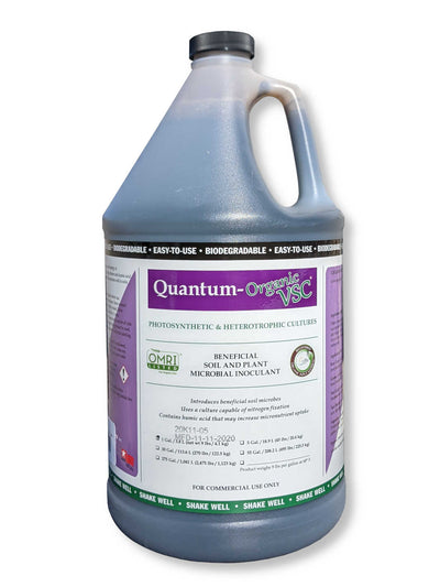 Quantum Grtowth Organic VSC soil biological inoculant in 1 Gallon Bottle