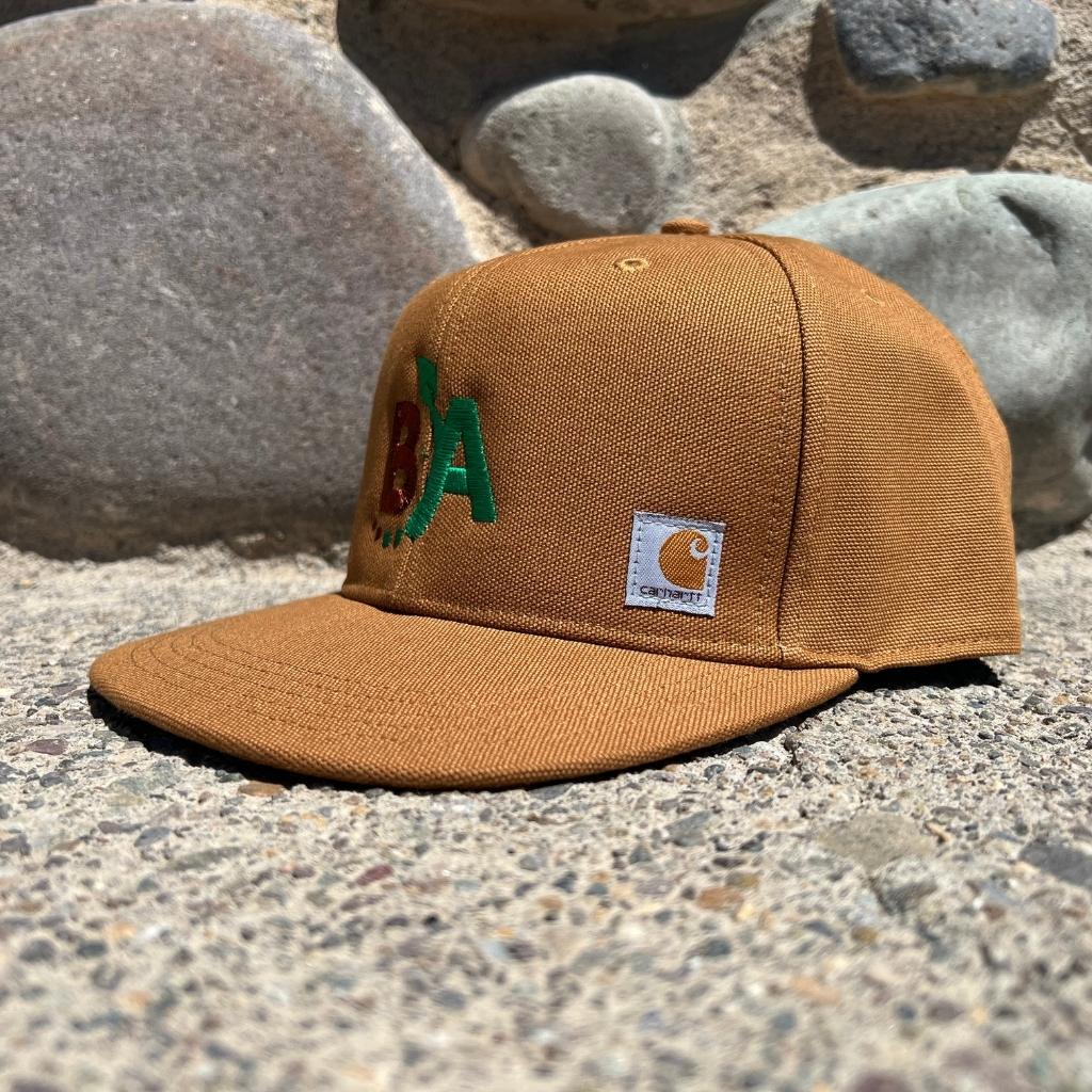 Side of Rocky Mountain BioAg Carhartt Ashland Duck Canvas Hat