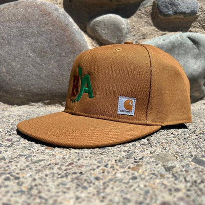 Side of Rocky Mountain BioAg Carhartt Ashland Duck Canvas Hat