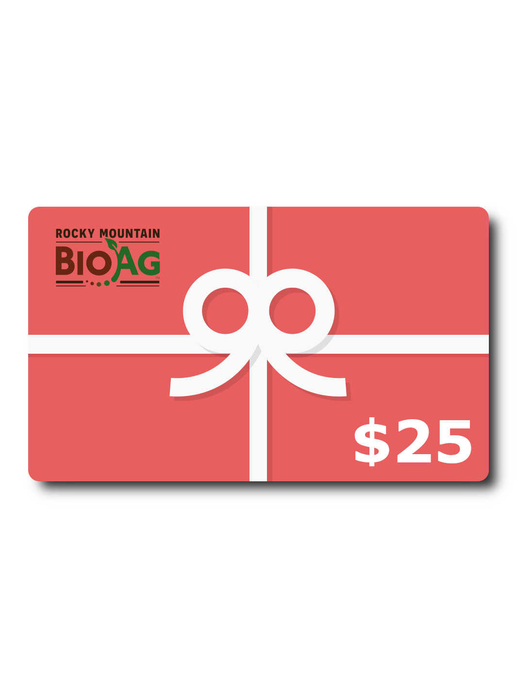 $25 Gift card from Rocky Mountain Bio Ag