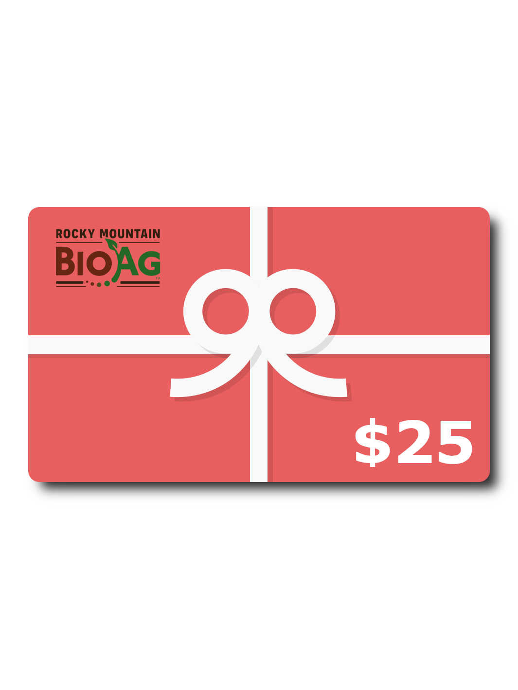$25 Gift card from Rocky Mountain Bio Ag®