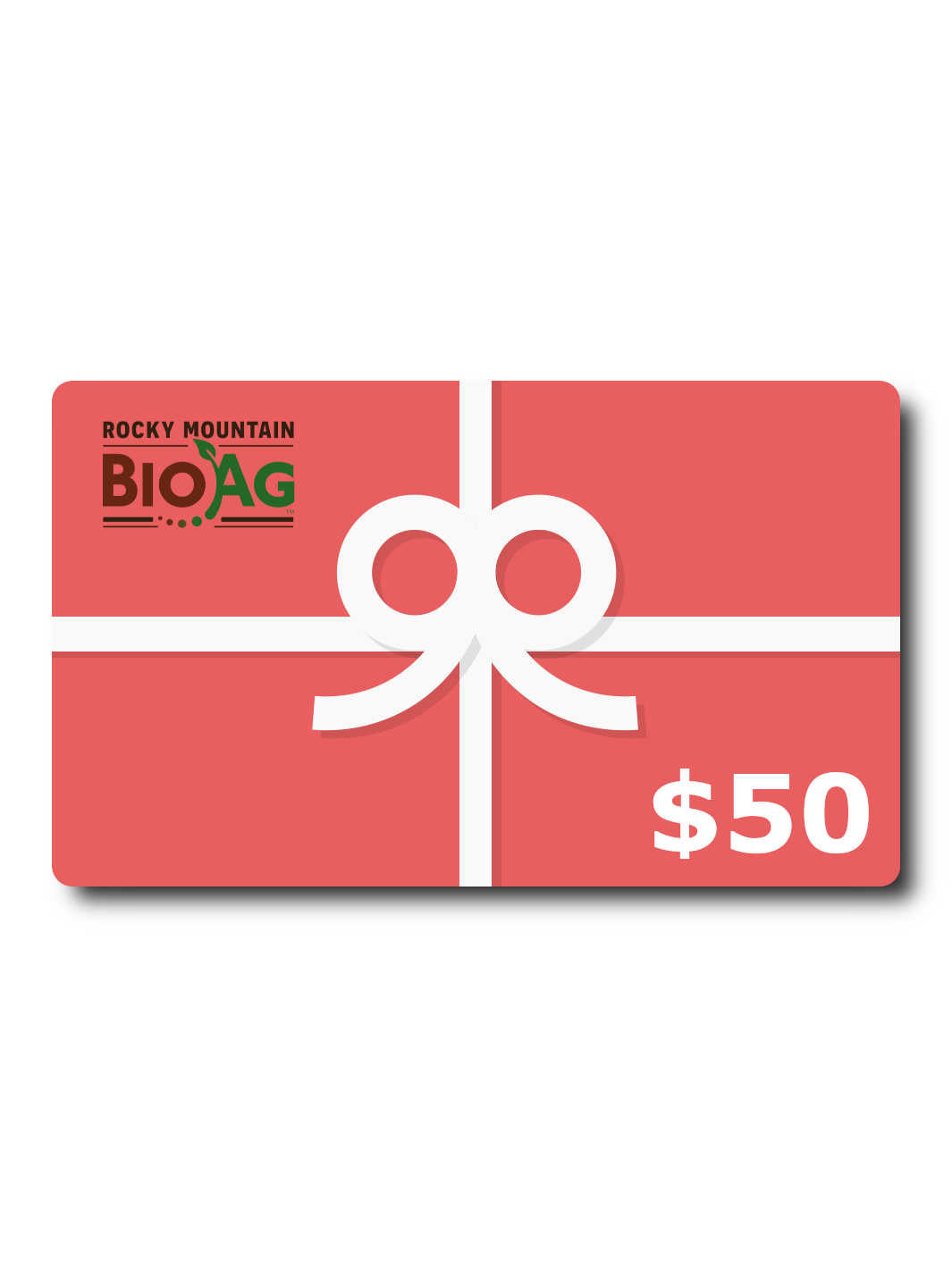 $50 Gift card from RMBA