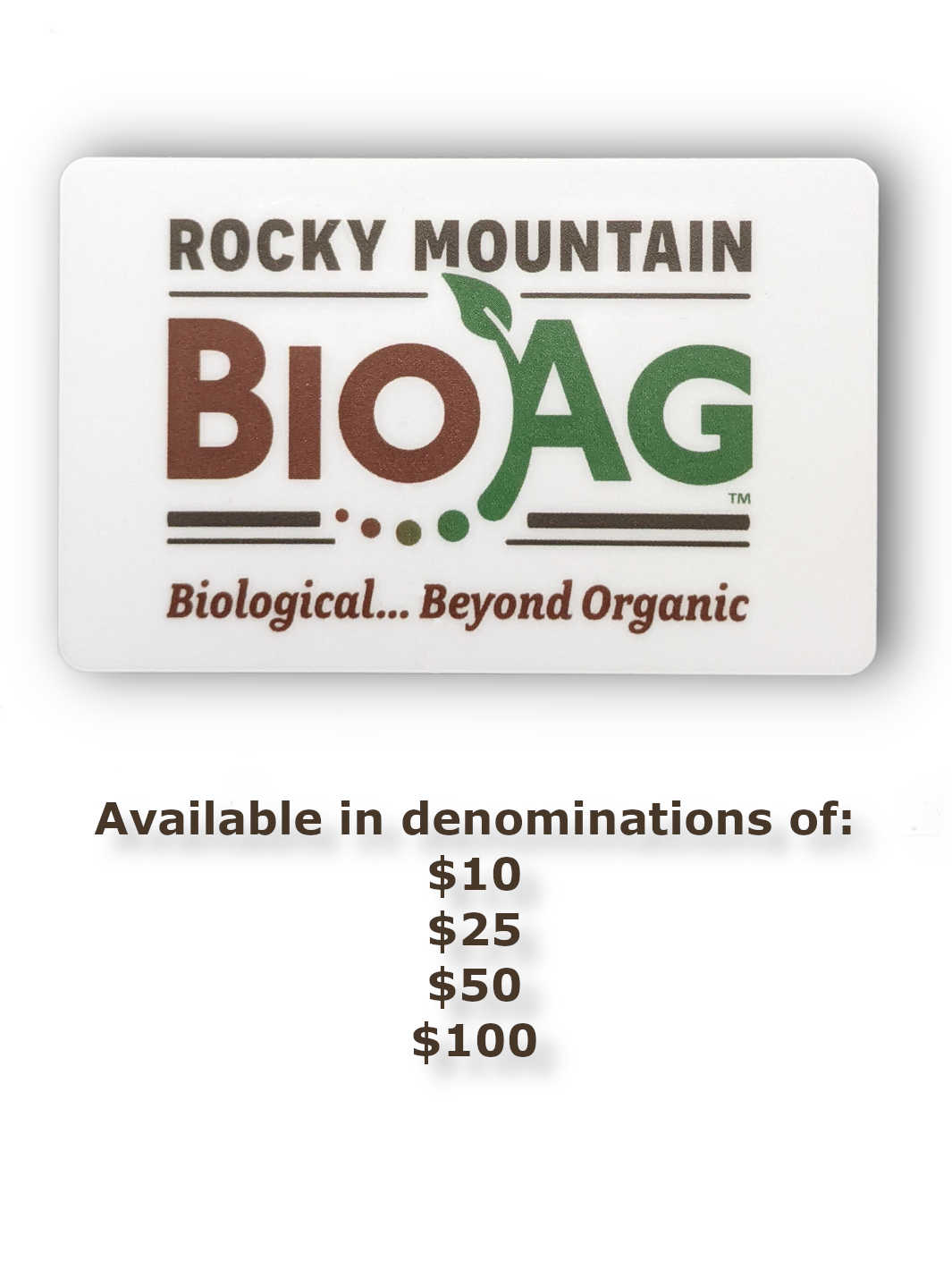 Gift Card From Rocky Mountain BioAg®