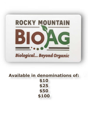 Gift Card From Rocky Mountain BioAg