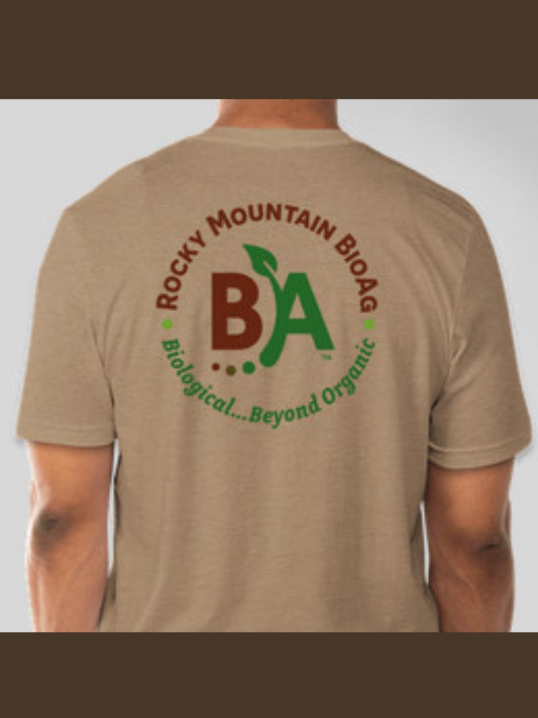 Rocky Mountain BioAg® Biological... Beyond Organic® Men's T-Shirt Back