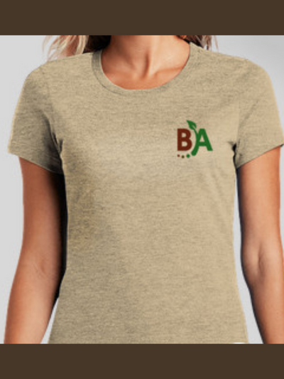 Rocky Mountain BioAg® Biological... Beyond Organic® Women's T-Shirt Front
