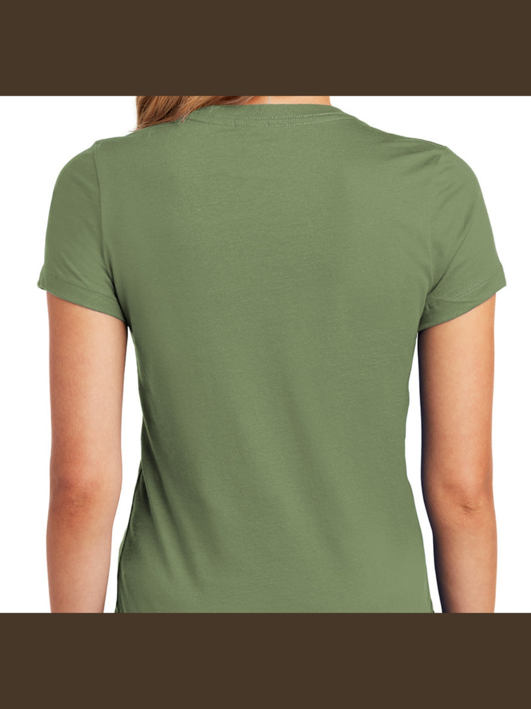 Back of RMBA Women's T-Shirt in Green