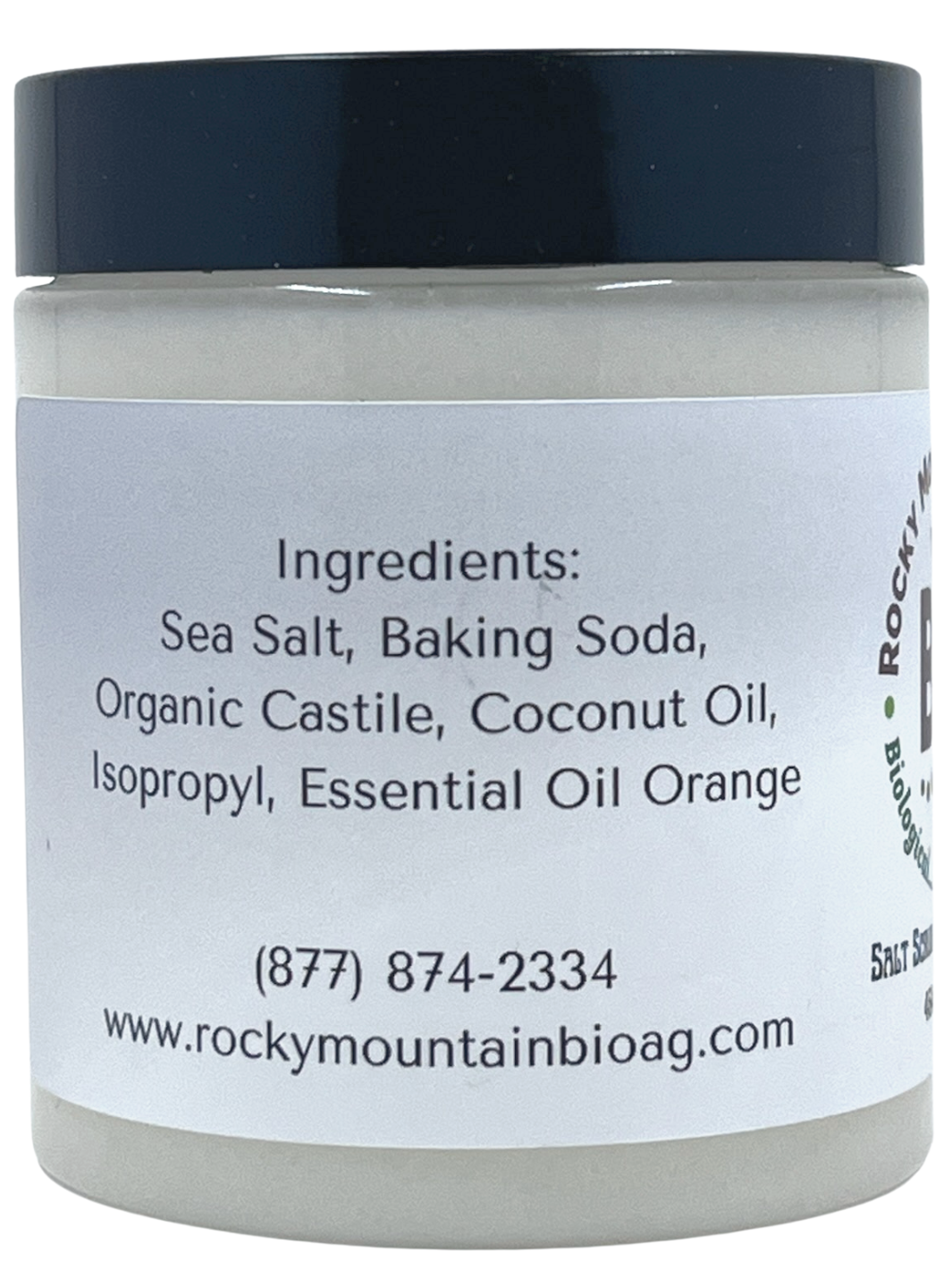 Rocky Mountain BioAg Salt Scrub and Tool Cleaner Ingredients 