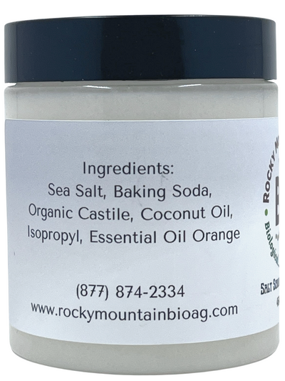 Rocky Mountain BioAg Salt Scrub and Tool Cleaner Ingredients 