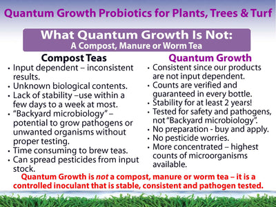 Quantum Growth Versus Compost Tea