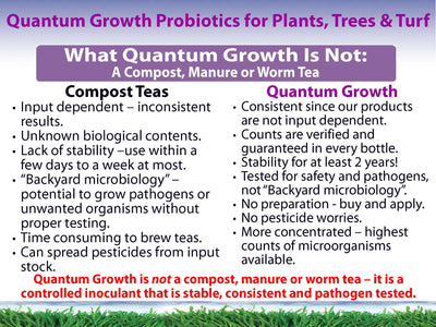 Quantum Growth Versus Compost Tea What Quantum Growth is Not