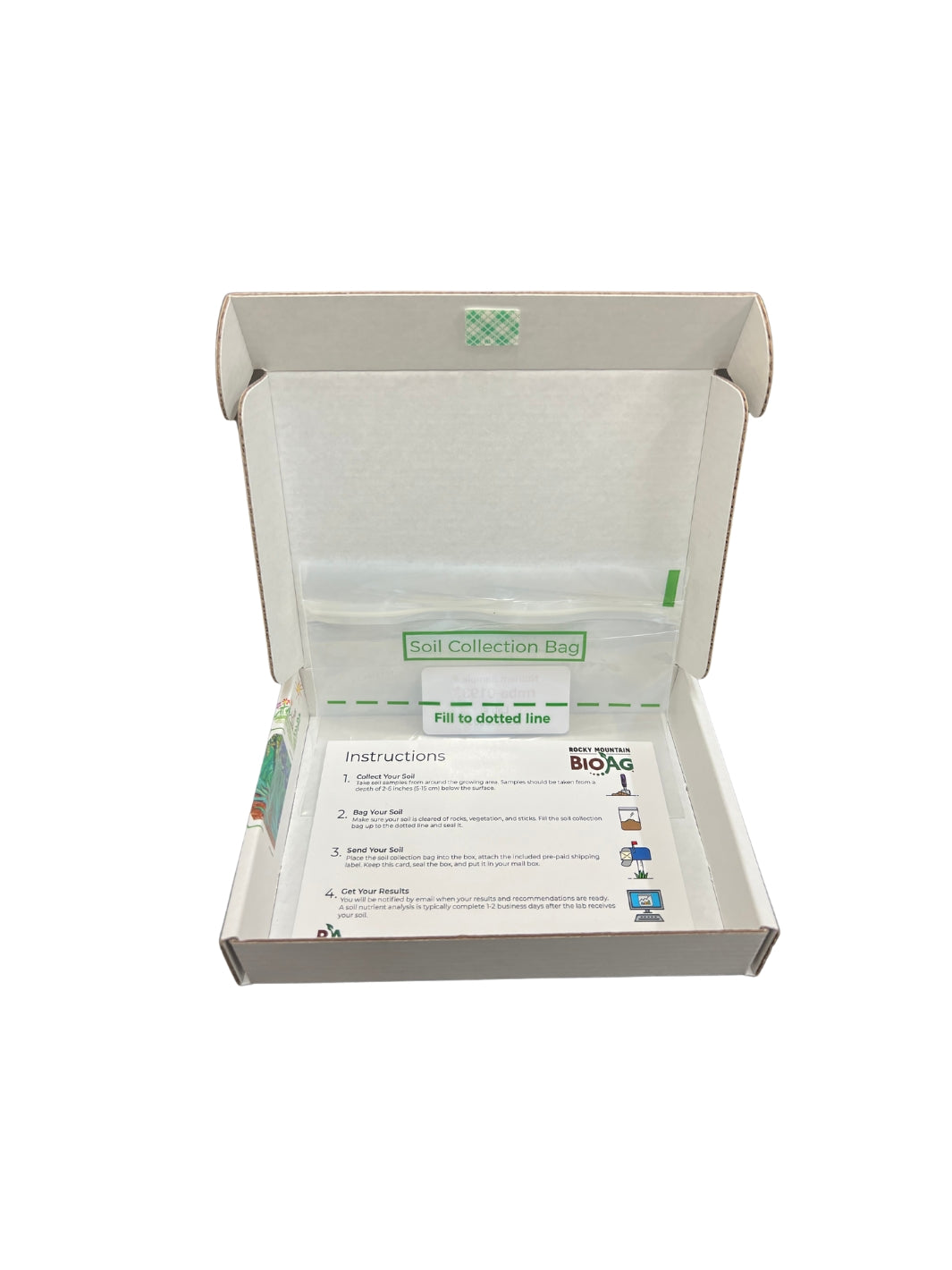 RxSoil Rocky Mountain BioAg Soil Test Kit  Inside