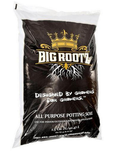 Big Roots Microbe Friendly Soil by The Soil King in 1.5 Cu. Feet Bag