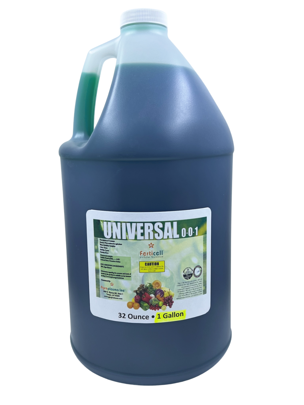 1 Gallon of Ferticell Universal 0-0-1 Freshwater Algae Extract Organic Fertilizer