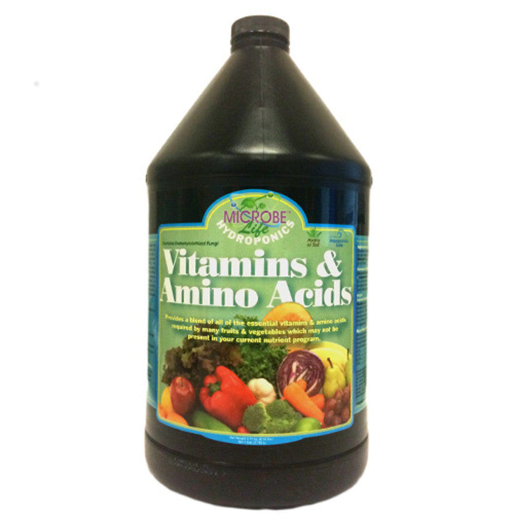 1 Gallon, 128 Ounce Microbe Life Hydroponics Vitamins & Amino Acids