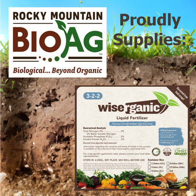Label for WISErganic Liquid Organic Fertilizer