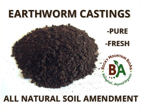 Pure Earthworm Castings | Rocky Mountain BioAg