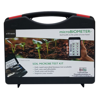 microbiometer soil biomass test starter kit